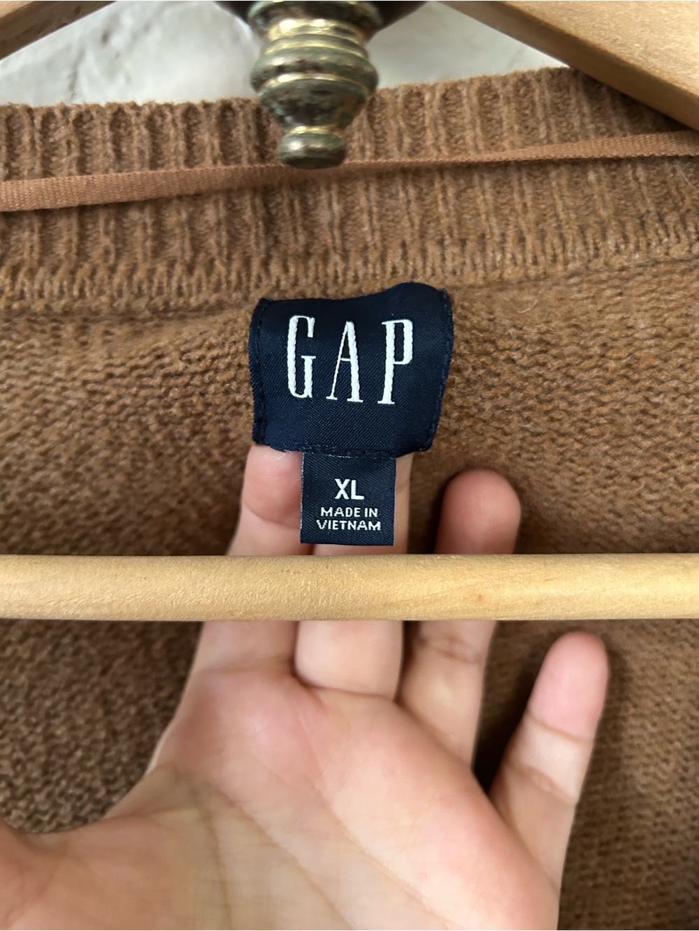 GAP Camel Long Cardigan - Picture 3 of 4